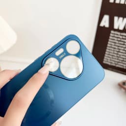 Ultra Thin AG Matte Magnetic For Magsafe Cases For Huawei Pura 70 Ultra P70 Mate 70 60 Pro Glass Lens Protector Shockproof Cover