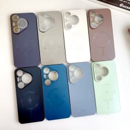 Ultra Thin AG Matte Magnetic For Magsafe Cases For Huawei Pura 70 Ultra P70 Mate 70 60 Pro Glass Lens Protector Shockproof Cover