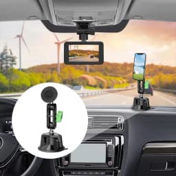 Auto Magnetic Cell Phone Holder Vacuum Suction Magnetic Car Phone Holder 360 Rotation Auto Navigation Support For Rv Truck
