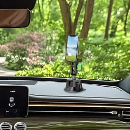 Auto Magnetic Cell Phone Holder Vacuum Suction Magnetic Car Phone Holder 360 Rotation Auto Navigation Support For Rv Truck