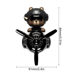 Plane Car Air Freshener Plane Rotating Aromatherapy Diffuser Shaking Head Car Perfume Stylish Automobile Decor For Relaxing