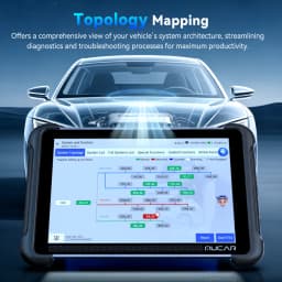 MUCAR 892BT PRO Topology AI Key Programmer Automotive Diagnostic Tool J2534 Bidirectional Car Obd2 Scanner ECU Coding CANFD DOIP