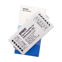 SP902E Signal Amplifier LED Addressable Strip Expander SPT Signal Control Amplifier For Pixel WS2812B WS2811 Dream Color 5v-24v