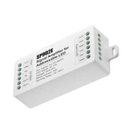 SP902E Signal Amplifier LED Addressable Strip Expander SPT Signal Control Amplifier For Pixel WS2812B WS2811 Dream Color 5v-24v