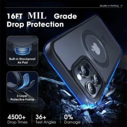 Metal Ring Stand Matte Magnetic Case for Magsafe IPhone 15 14 13 12 16 Pro Max Plus 15Pro i15 with Lens Protector Mac Safe Cover