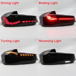 LED Rear Tail Light Assembly for BMW 3 Series F30 F35 & F80 M3 2012-2019 Brake Turn Signal Lamp Taillamp Driving Reversing Light