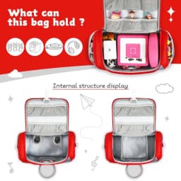 Portable Audio Player Carrying Bag For Toniebox Starter Set Educational Musical Toy Storage Organizer For Tonies Starter