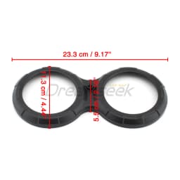 Speedometer Gauge Cover for Triumph Bonneville T100 / 120 Thruxton R / RS / 1200 Spee0d Twin Instrument Guard Frame Decor Black