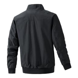 Livingandhome Outdoor Zip-up Windproof Lightweight Bomber Jacket Casual Varsity Outerwear