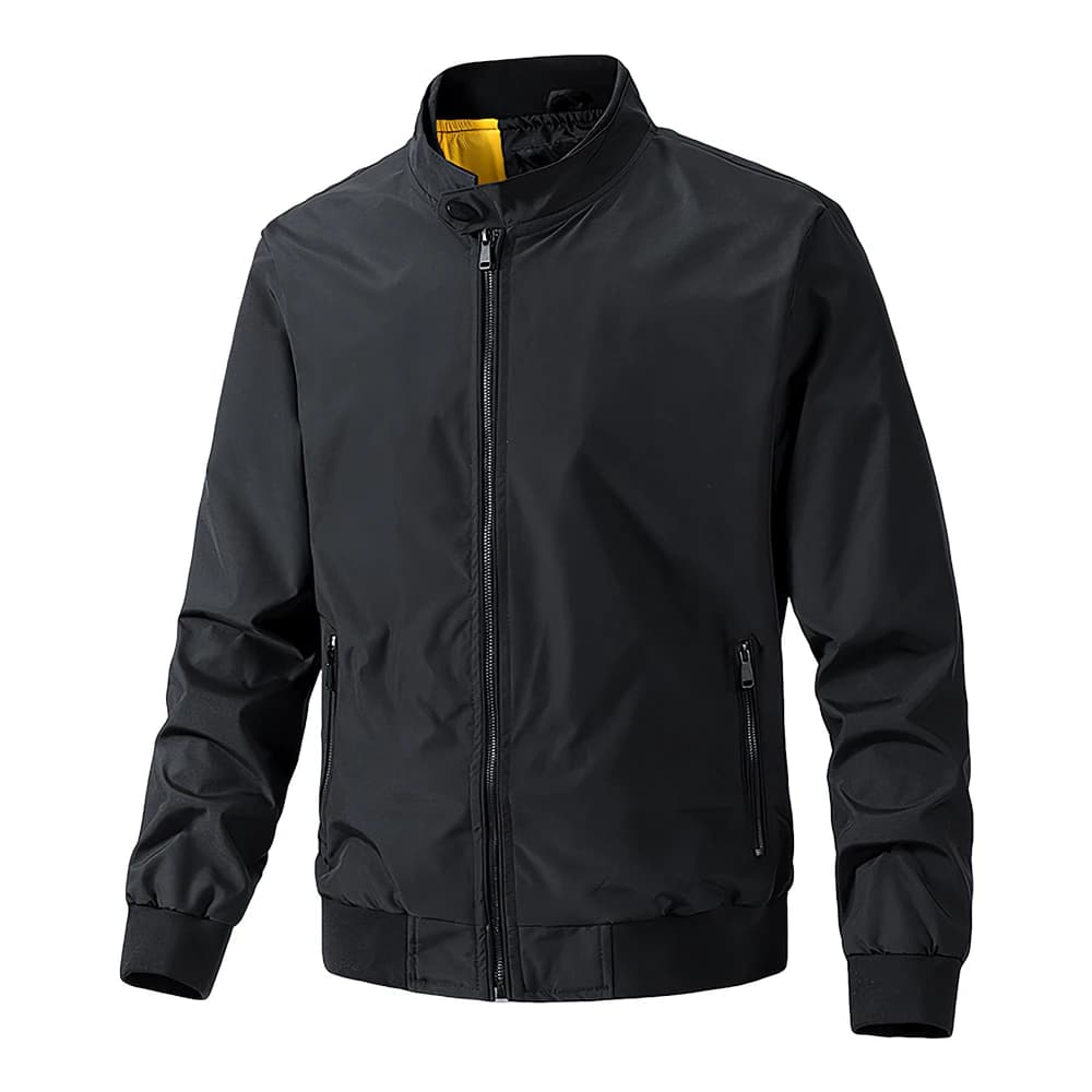 Livingandhome Outdoor Zip-up Windproof Lightweight Bomber Jacket Casual Varsity Outerwear