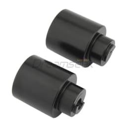Black Handle Bar End Grips Cap Plugs for Honda Gold Wing GL1800 2001-2024 CBR600RR 2003-13 CBR929RR 00-01 Motorcycle Accessories
