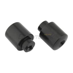 Black Handle Bar End Grips Cap Plugs for Honda Gold Wing GL1800 2001-2024 CBR600RR 2003-13 CBR929RR 00-01 Motorcycle Accessories