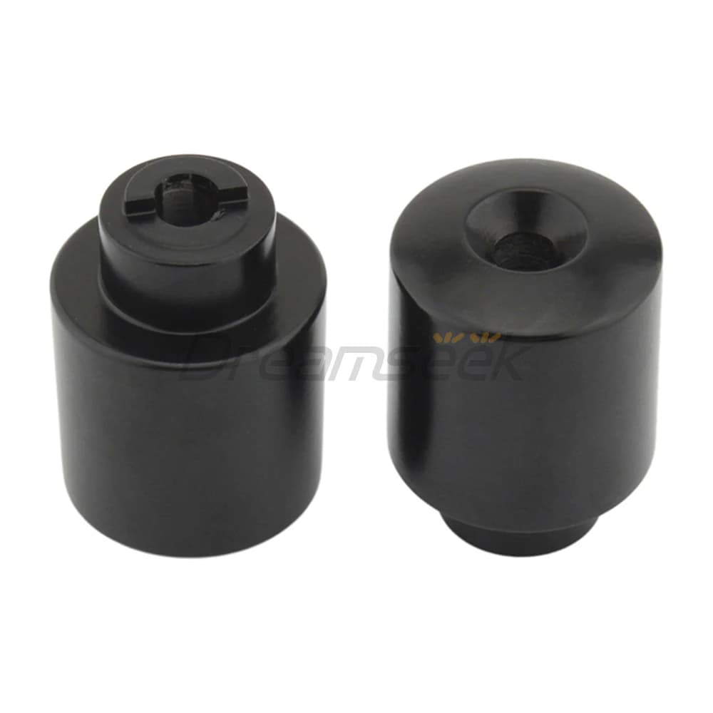 Black Handle Bar End Grips Cap Plugs for Honda Gold Wing GL1800 2001-2024 CBR600RR 2003-13 CBR929RR 00-01 Motorcycle Accessories