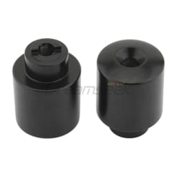 Black Handle Bar End Grips Cap Plugs for Honda Gold Wing GL1800 2001-2024 CBR600RR 2003-13 CBR929RR 00-01 Motorcycle Accessories