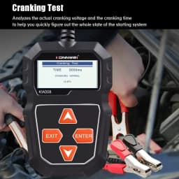 KONNWEI KW208 Car Battery Tester 12V 100 to 2000CCA Cranking Charging Circut Tester Battery Analyzer 12 Volts Battery Tools