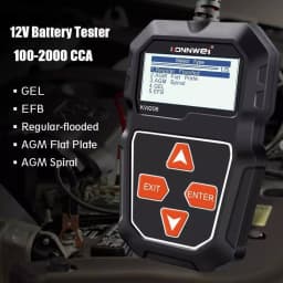 KONNWEI KW208 Car Battery Tester 12V 100 to 2000CCA Cranking Charging Circut Tester Battery Analyzer 12 Volts Battery Tools