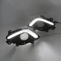 LED DRL For Mazda6 Atenza 2014 2015 2016 Daytime Running Light Driving Fog Lamp With Turn Signal Front Bumper Indicator Daylight