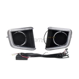 LED Daytime Running Light DRL For Toyota Tundra SR / SR5 / TRD PRO / Limited / Platinum / XK50 2014-21 Fog lamp With Turn Signal
