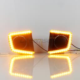 LED Daytime Running Light DRL For Toyota Tundra SR / SR5 / TRD PRO / Limited / Platinum / XK50 2014-21 Fog lamp With Turn Signal
