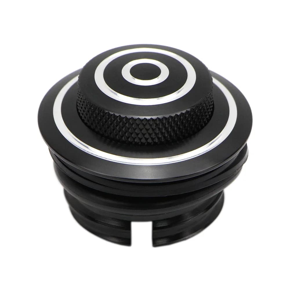 Motorcycle Black Pop Up Gas Cap Thread Fuel Oil Tank Cover for Harley Davidson Dyna Softail Road King Touring Scooter Fuel Cap