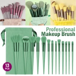 13PCS Professional Make Up Brush Set Cosmetic Makeup Brushes with Drawstring Bag