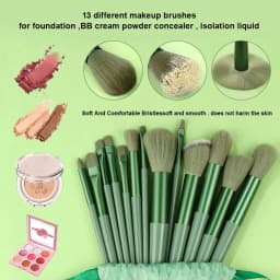 13PCS Professional Make Up Brush Set Cosmetic Makeup Brushes with Drawstring Bag