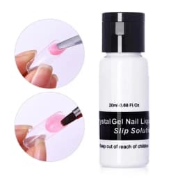 Nail Extension Gel 20ml Quick-Drying Nail Polish Smoothing Liquid Portable Manicure Extension Gel Suitable for Manicure Art
