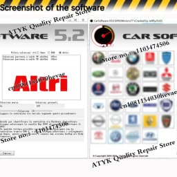 Car Software V5.2 Diagnostic Software Tools Auto Tuning Cars ECU Repair Box Inspection Tools Auto Data Base 2010 2011