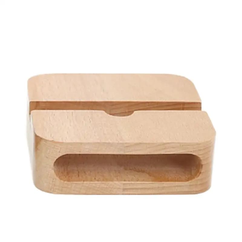 Wooden Cell Phone Stand Sound Amplifier Louder Sound Mobile Phone Holder Cell Phone Stand Natural Loudspeaker Portable Phone