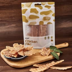 Waita 100% Natural Air Dried Chicken Fillet 70g - Cat Dog Pet Healthy Treats High Protein Low Fat Training Reward Meal Topping