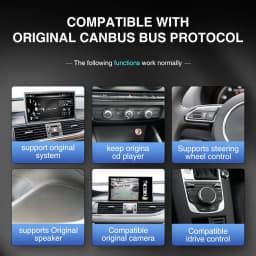 Carplay 4G 2Din Android 13 Car Radio for Audi A5 2009-2012 Multimedia Video Player GPS DSP Autoradio RDS with AirPlay Function
