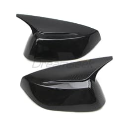 2x Rear view Side Wing Mirror Cover Fit For Infiniti Q50 2014-2023 Q60 2016-2022 Q70 2014-2019 QX30 2017-2019 Carbon Fiber Style