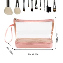 Toiletry Bags for Trave Portable Clear Makeup Bags Waterproof Makeup Storage Organizer Large Capacity Toiletry Bag Makeup Case