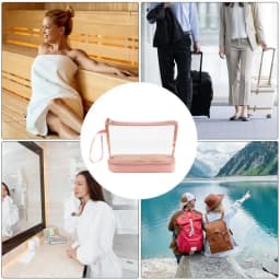 Toiletry Bags for Trave Portable Clear Makeup Bags Waterproof Makeup Storage Organizer Large Capacity Toiletry Bag Makeup Case