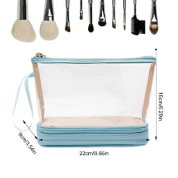 Toiletry Bags for Trave Portable Clear Makeup Bags Waterproof Makeup Storage Organizer Large Capacity Toiletry Bag Makeup Case
