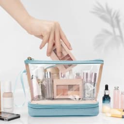 Toiletry Bags for Trave Portable Clear Makeup Bags Waterproof Makeup Storage Organizer Large Capacity Toiletry Bag Makeup Case