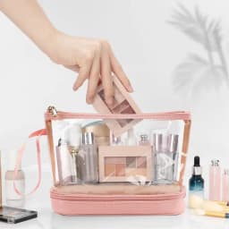 Toiletry Bags for Trave Portable Clear Makeup Bags Waterproof Makeup Storage Organizer Large Capacity Toiletry Bag Makeup Case