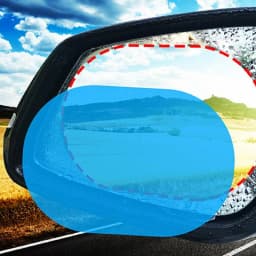 1 Pair Car Rear View Mirror Waterproof Film Car Rearview Mirror Rain Film Clear Sight In Rainy Days Auto Accessories