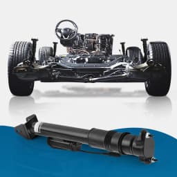 Pair ADS Rear Shock Absorber for Mercedes GL X164 ML W164 1643203031 1643202731