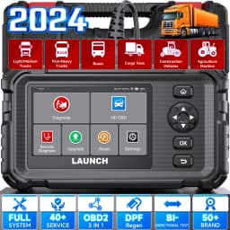 New LAUNCH CRP129HD Heavy Duty Truck Diesel Scanner Diagnostic Tool Oil DPF Reset Speed Limit Adjust Bi-directional Commercial