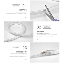 LED Neon Strip AC220V SMD2835 120LED/M Flexible Neon Lamp Light Waterproof Outdoor Holiday Decorative LED Strip With Power Plug