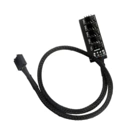 35cm 4pin PWM PC Fan Hub PC 5 Way Splitter 1 to 5 Splitter 5 Way PC Case Internal Motherboard Fan Power Extension Cable