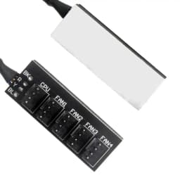 35cm 4pin PWM PC Fan Hub PC 5 Way Splitter 1 to 5 Splitter 5 Way PC Case Internal Motherboard Fan Power Extension Cable