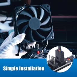 35cm 4pin PWM PC Fan Hub PC 5 Way Splitter 1 to 5 Splitter 5 Way PC Case Internal Motherboard Fan Power Extension Cable