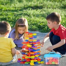 Stacking Tree Toy Puzzle Stacking Balance Game Building Tree Train Hand-Eye Coordination Fun Learning Playset Preschool Activity