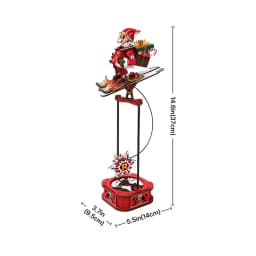 ROKR Gravity Swing Model Building Kit 3D Wooden Puzzle kit Santa on Sleigh kit Ocean Fisher kit Best Gifts for Adults T