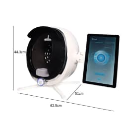3D Skin Scanner Care Facial Analyzer Monitor Machine Magic Mirror Portable Testing English Detector Face Camera Test Analysis