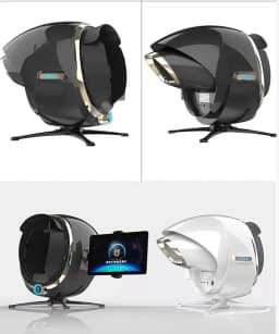 3D Skin Scanner Care Facial Analyzer Monitor Machine Magic Mirror Portable Testing English Detector Face Camera Test Analysis