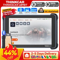 Lifetime Free Update THINKCAR THINKSCAN 689BT AI Assistant OBD2 Diagnostic Tool ECU Coding Bi-directional 35 Reset CANFD DOIP
