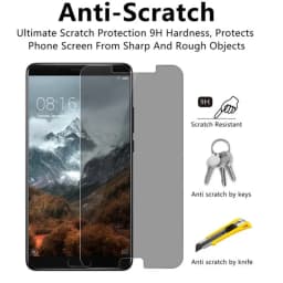 Anti-spy Protective Tempered Glass for Huawei P20 P40 Lite E 5G P30 Pro Privacy Screen Protector for Huawei P10 Plus films glass